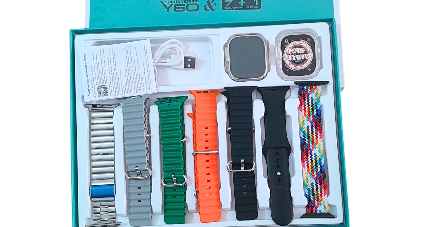 Y60 Sports Version: 7+1  & Stylish Watch Case